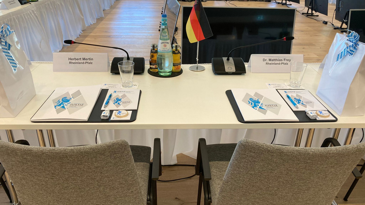 Tagungsraum vor Beginn der Tagung