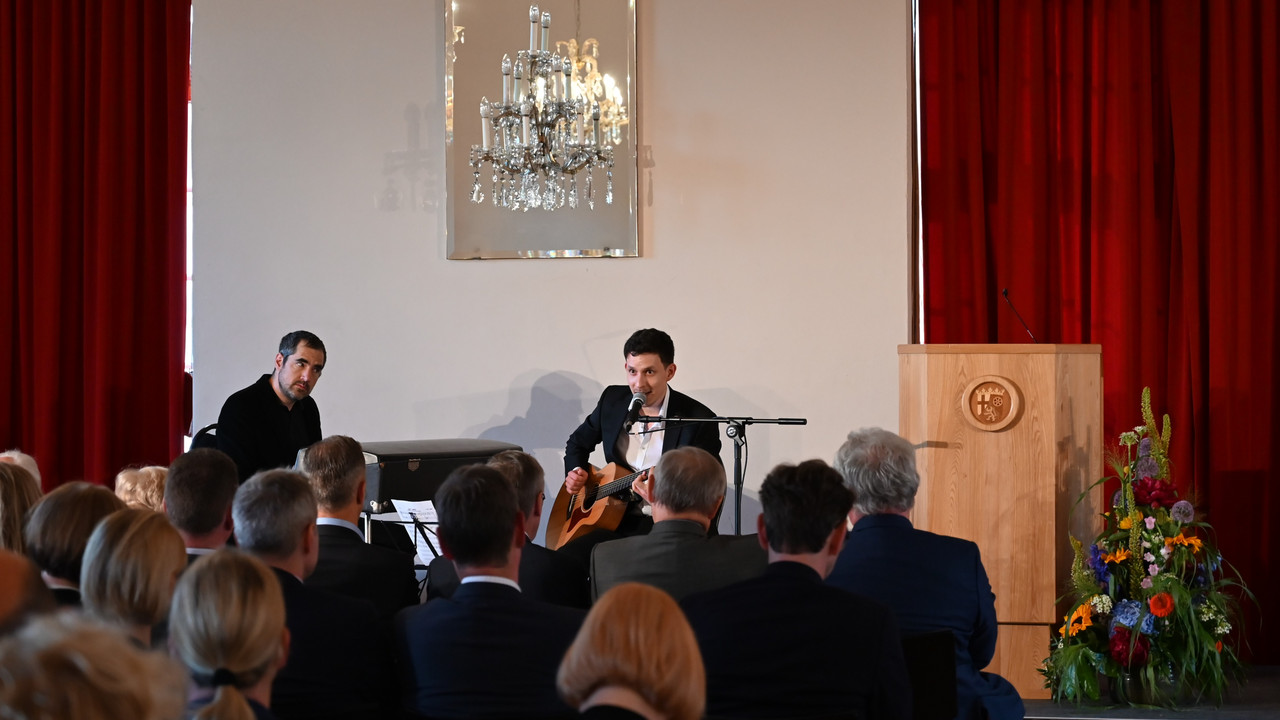 Ulf Kleiner und Julian Camargo 