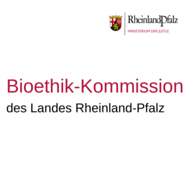 Wort-Bildmarke der Bioethik-Kommission des Landes Rheinland-Pfalz